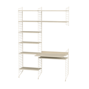 String Workspace G Shelves String Furniture Ash / Beige 