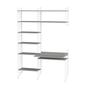 String Workspace G Shelves String Furniture Grey / White 