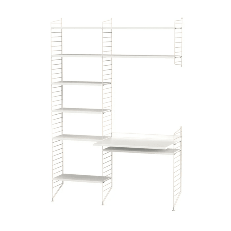 String Workspace G Shelves String Furniture White / Beige 