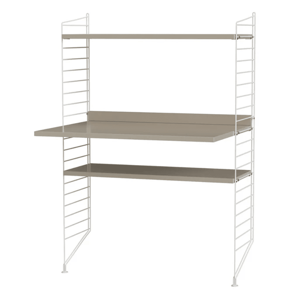 String Workspace H Shelves String Furniture Beige / White 