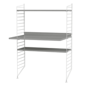 String Workspace H Shelves String Furniture Grey / White 