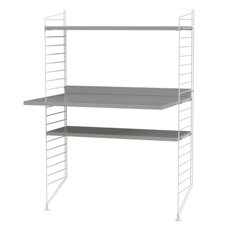 String Workspace H Shelves String Furniture Grey / White 