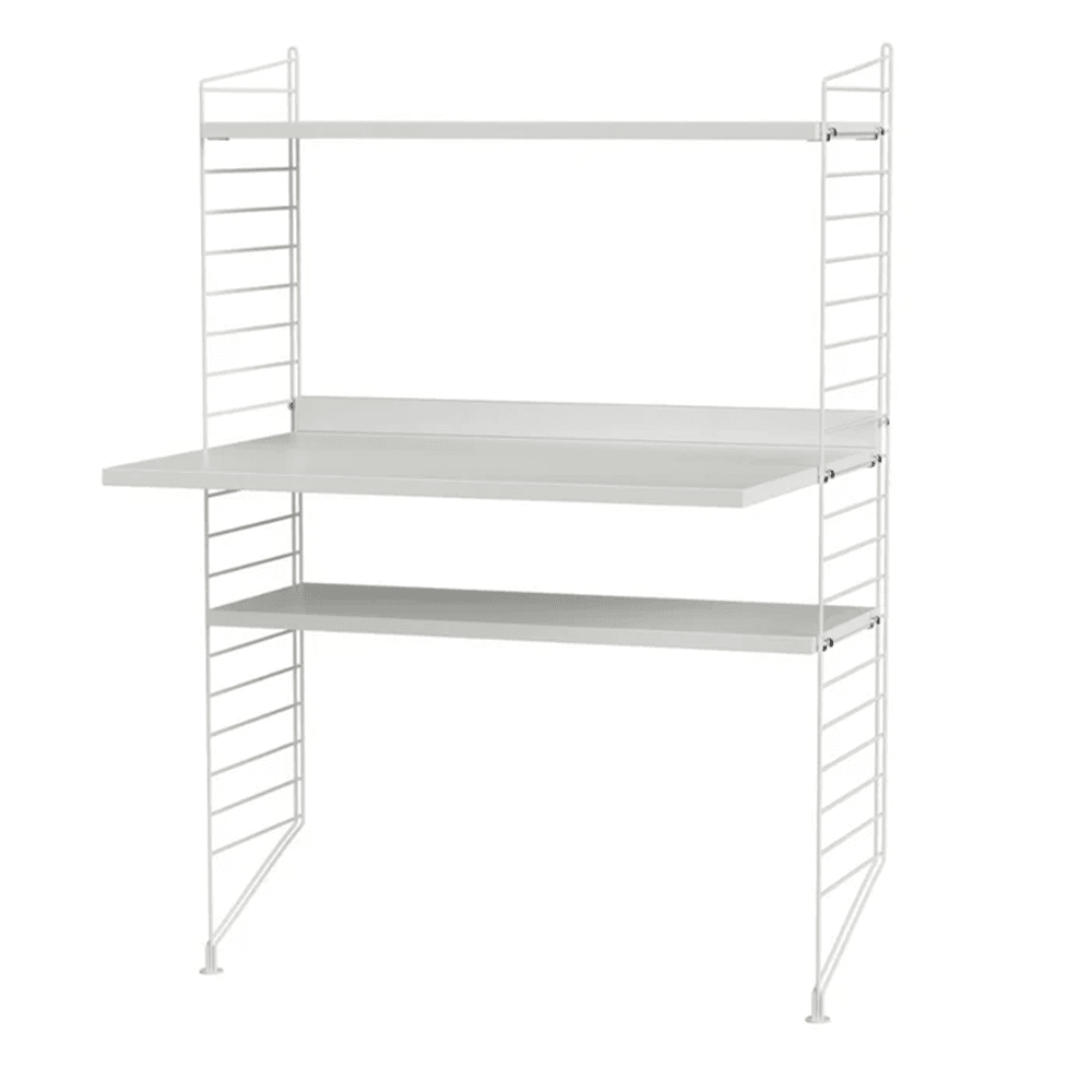 String Workspace H Shelves String Furniture White / White 