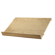 Wood Magazine Shelf Shelves String Furniture 22.8 Oak 