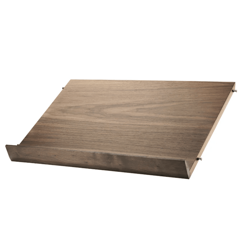 Wood Magazine Shelf Shelves String Furniture 22.8 Walnut 