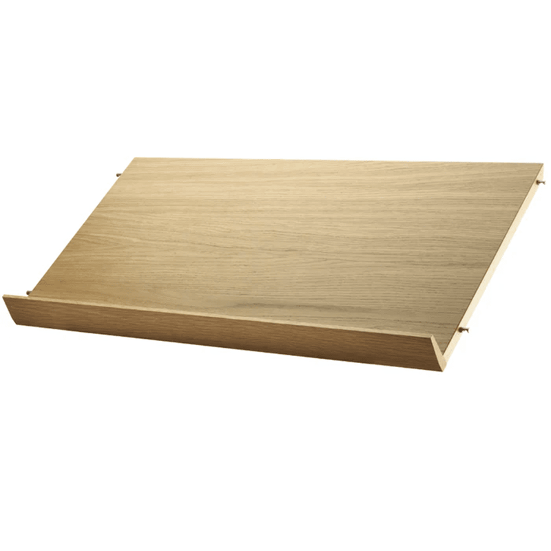 Wood Magazine Shelf Shelves String Furniture 30.7 Oak 