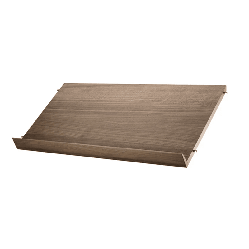 Wood Magazine Shelf Shelves String Furniture 30.7 Walnut 