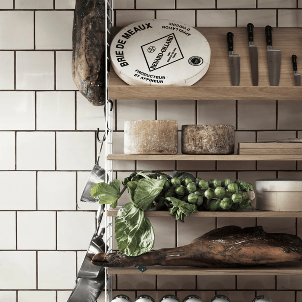 Wood Magazine Shelf Shelves String Furniture 