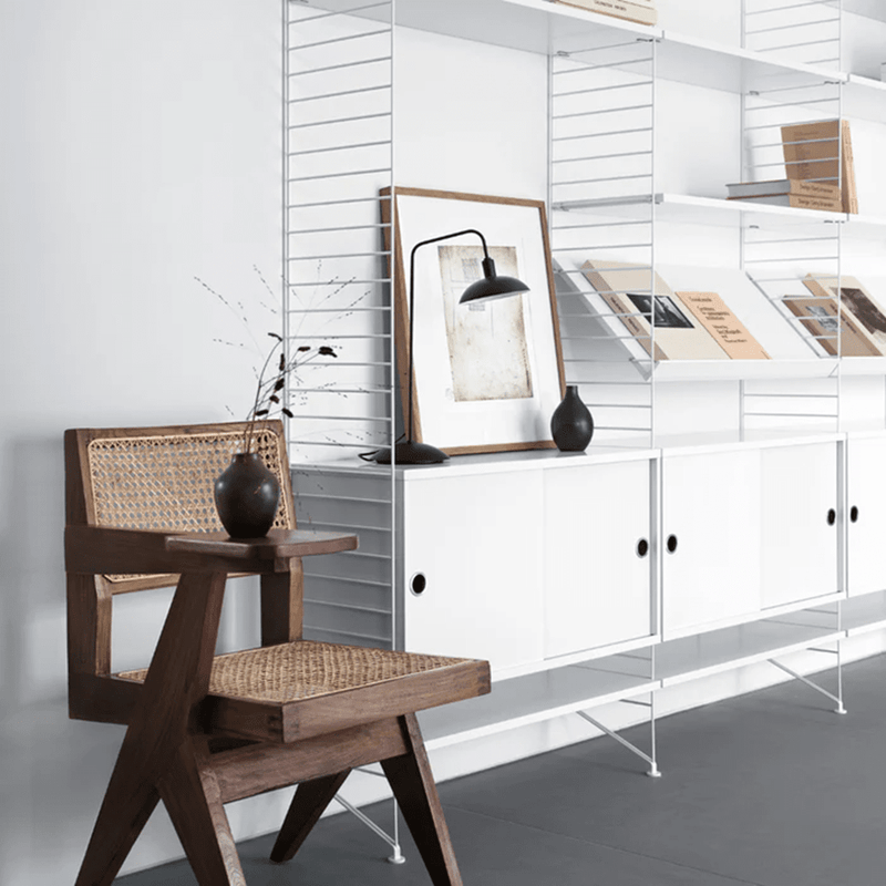 Wood Magazine Shelf Shelves String Furniture 