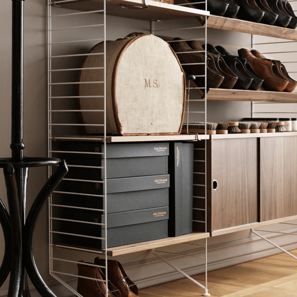 Wood Magazine Shelf Shelves String Furniture 