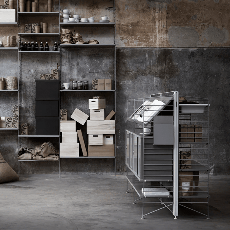 Wood Magazine Shelf Shelves String Furniture 