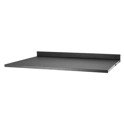 String Work Desk Shelves String Furniture Black Stained Ash 