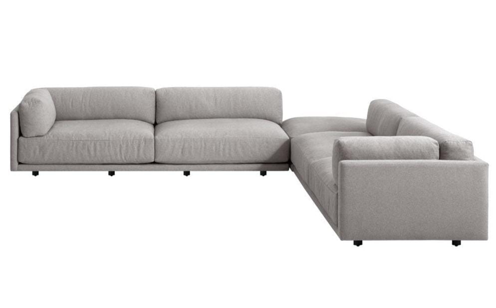 Sunday Backless L Sectional Sofa Sofa BluDot 