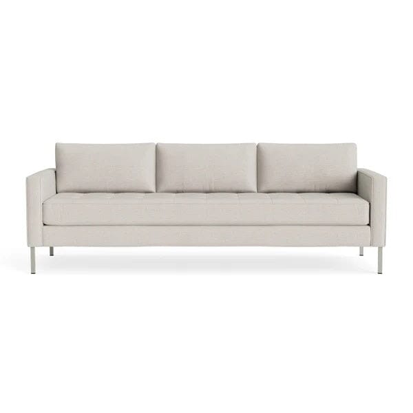 Paramount 95" Sofa Sofa BluDot Sylvan Bone Stainless Steel 
