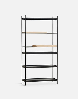 Tray Shelf - High Shelves Woud 2 Short Oak + 4 Wide Black 