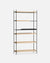 Tray Shelf - High Shelves Woud 1 Short & 4 Wide Oak + 1 Short Black 