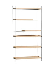 Tray Shelf - High Shelves Woud 2 Short Oak + 4 Wide Oak 