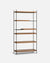 Tray Shelf - High Shelves Woud 2 Short Walnut + 4 Wide Walnut 