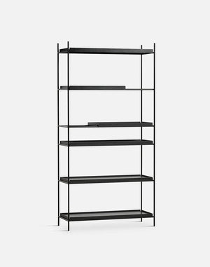 Tray Shelf - High Shelves Woud 2 Short Black + 4 Wide Black 