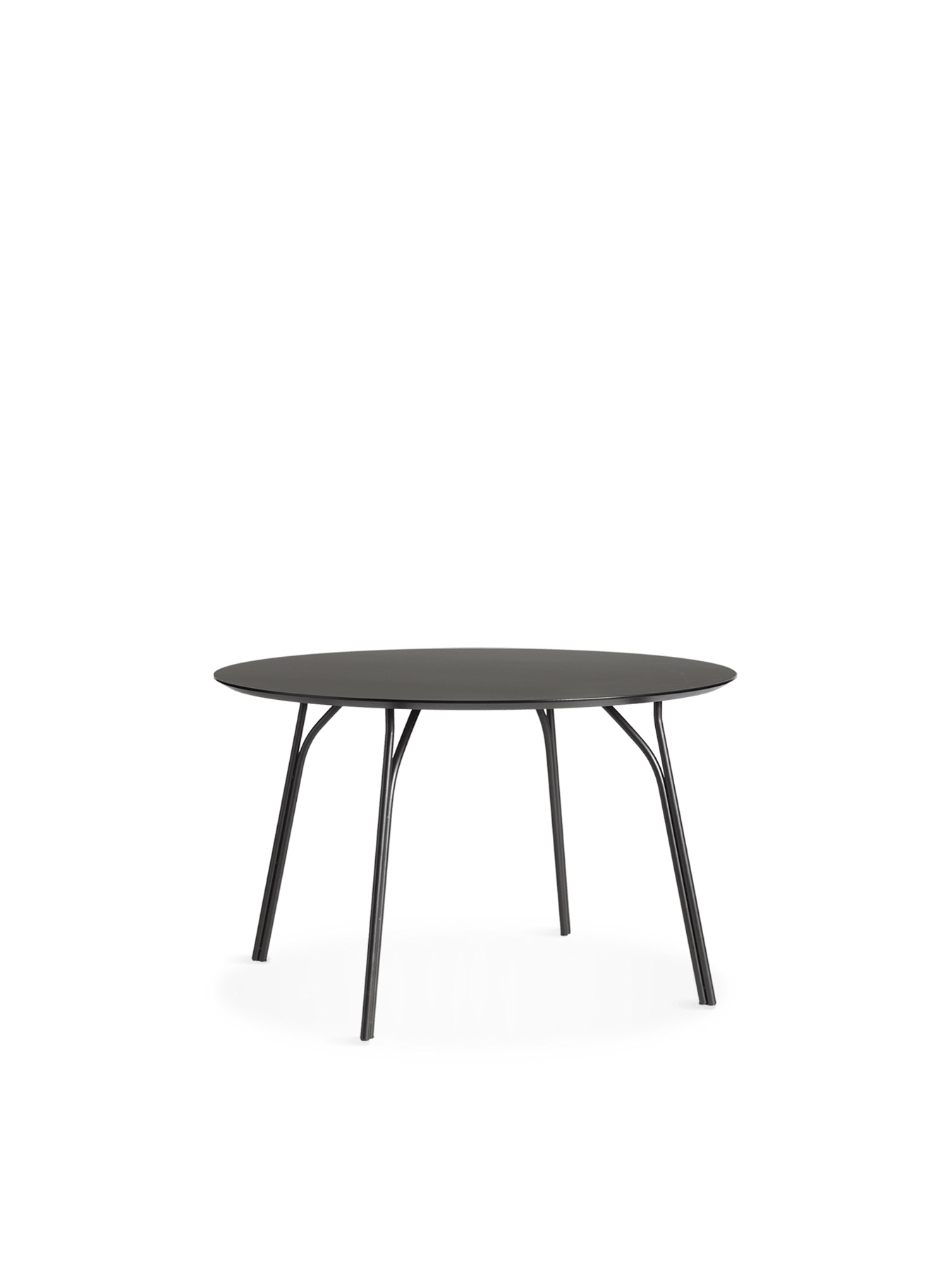 Tree Dining Table Dining Tables Woud Black Round - 47.2" 