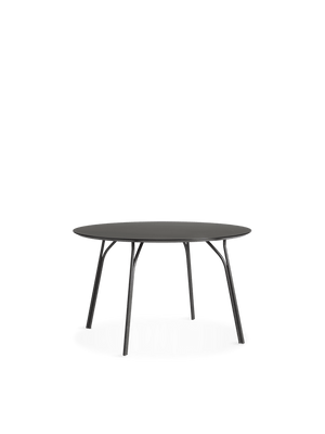 Tree Dining Table Dining Tables Woud Black Round - 47.2" 