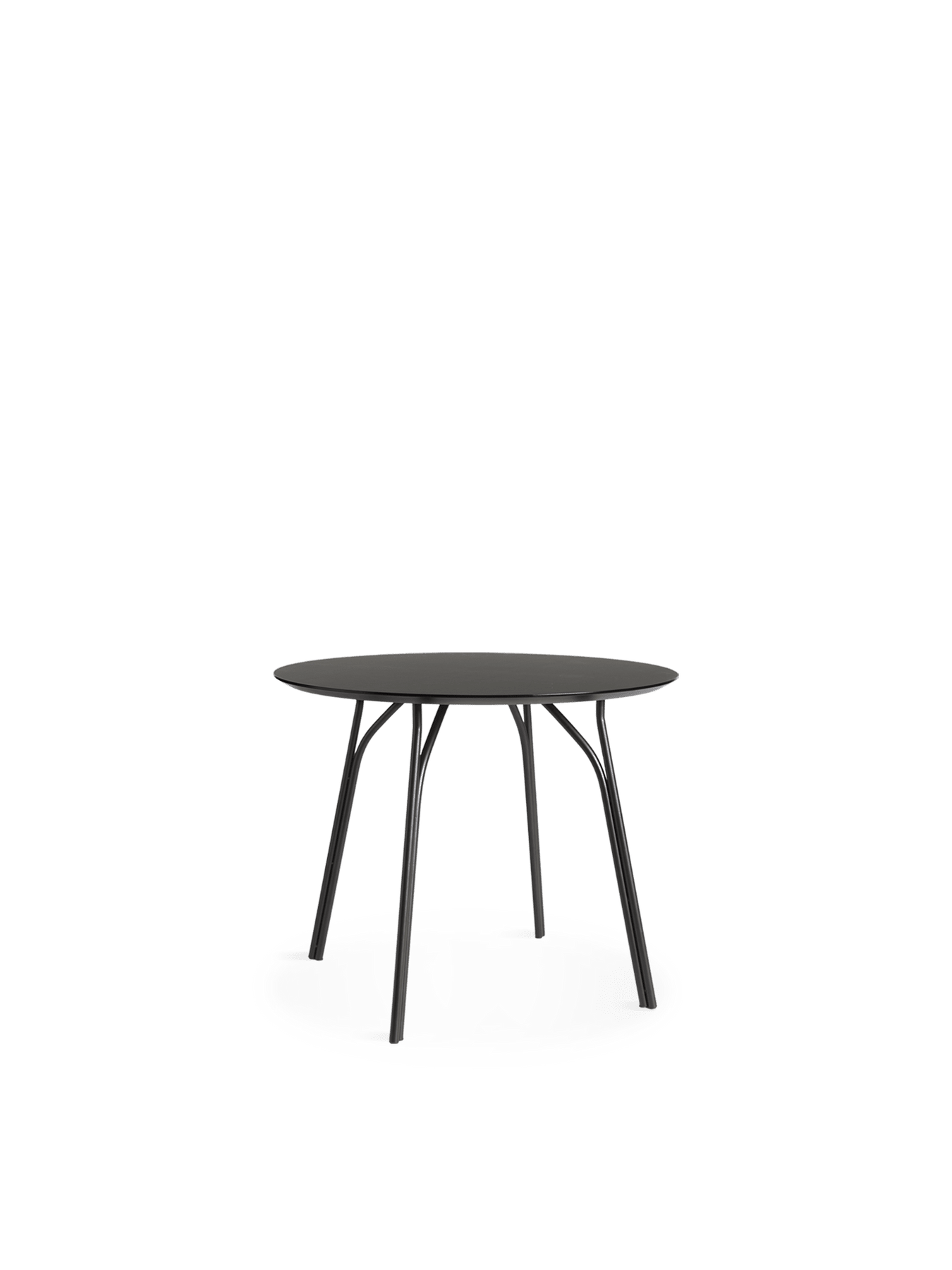 Tree Dining Table Dining Tables Woud Black Round - 35.4" 