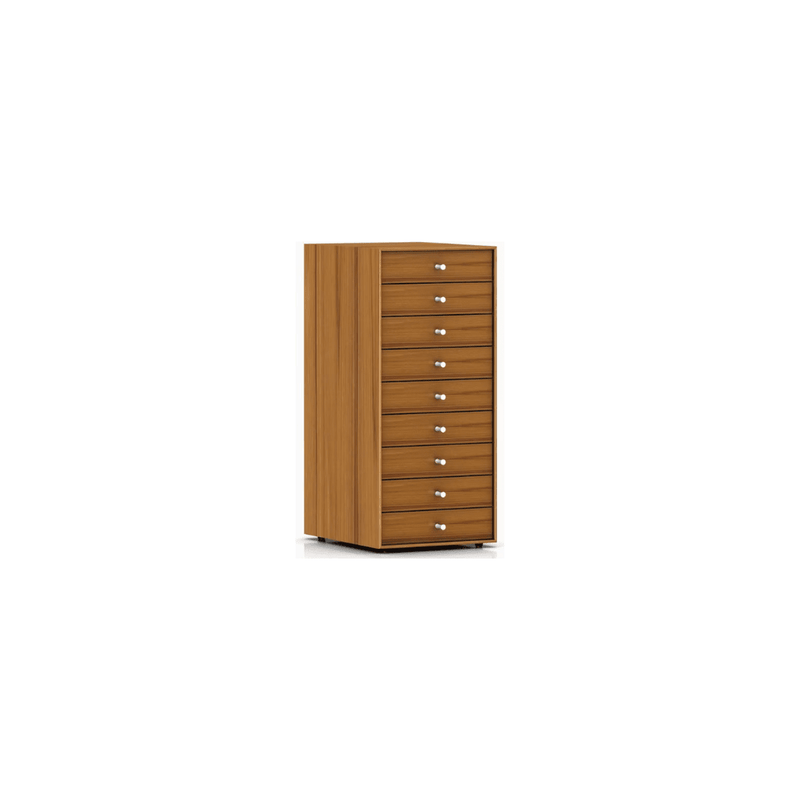 Nelson Miniature Chest 9 Drawer storage herman miller Teak None Studio White