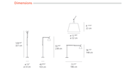 Tolomeo Mega LED Floor Lamp Floor Lamps Artemide 