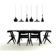 Beat LED Range Linear Pendant System hanging lamps Tom Dixon 