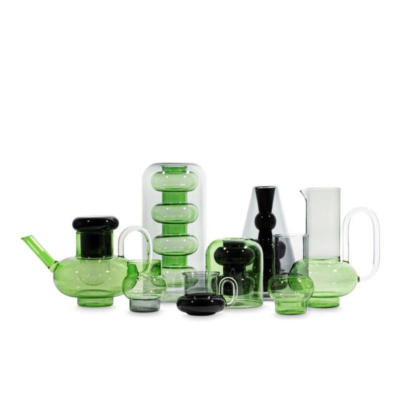 Bump Vase Cone Black Accessories Tom Dixon 