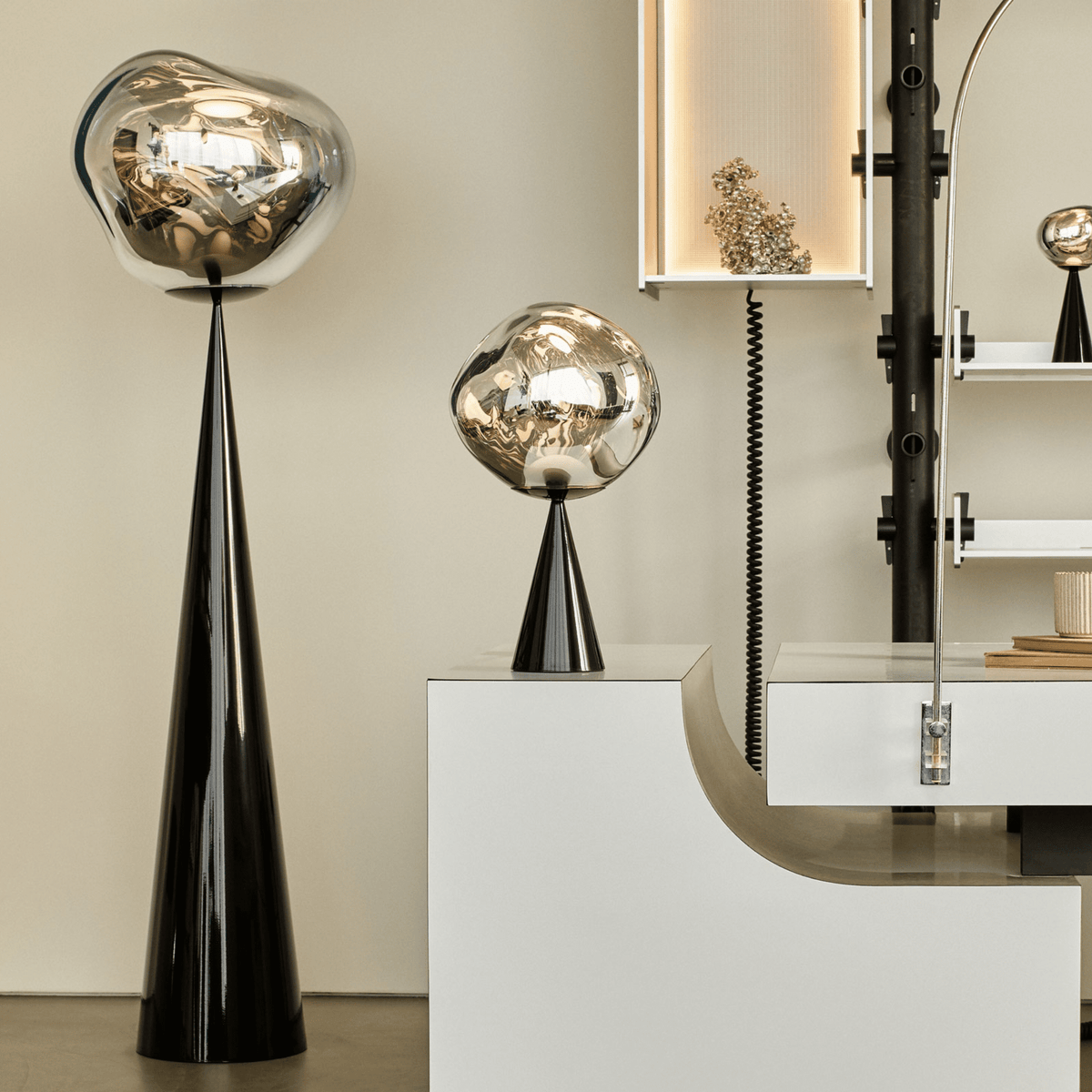 Melt Cone Fat Floor Lamp Floor Lamps Tom Dixon 