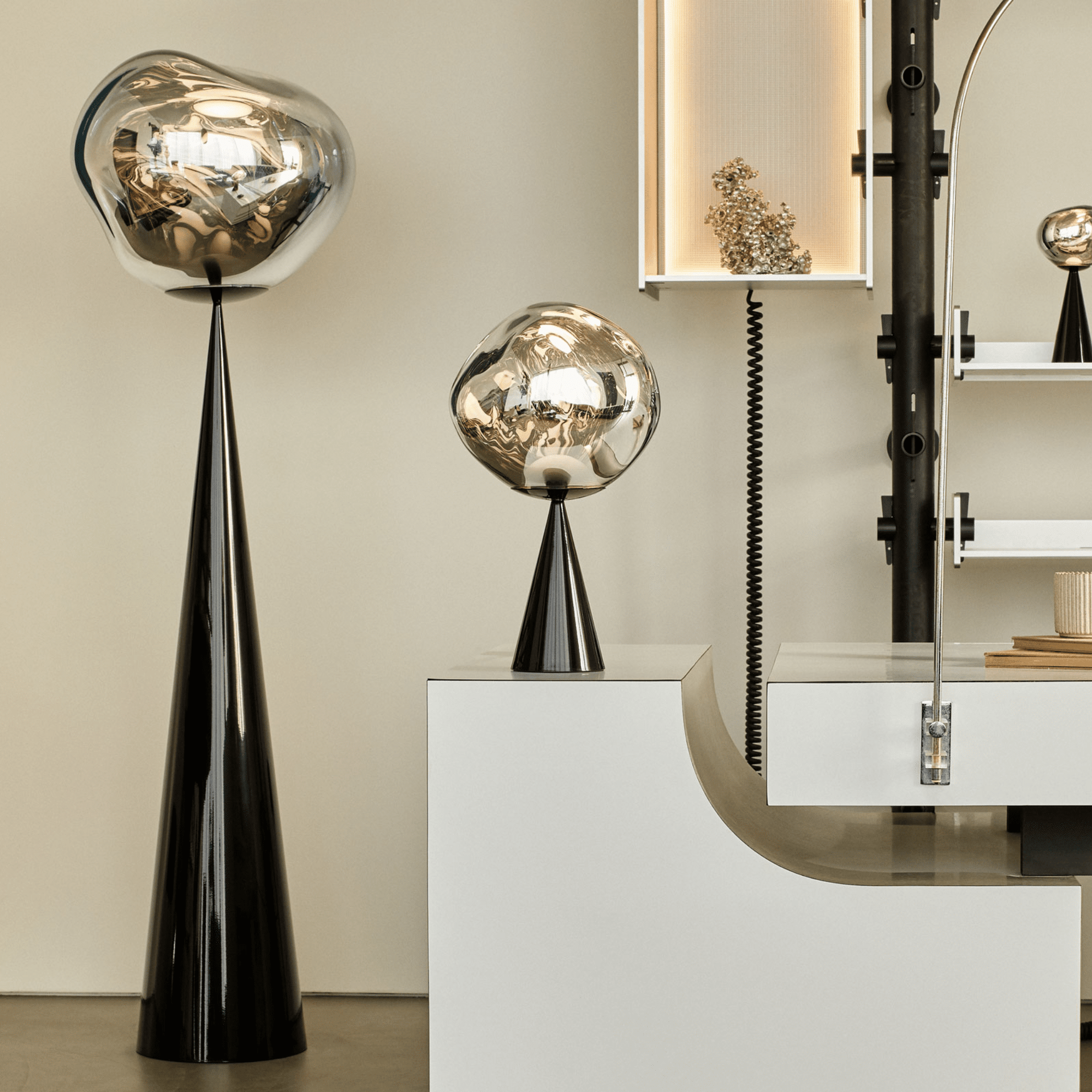 Melt Cone Fat Floor Lamp Floor Lamps Tom Dixon 