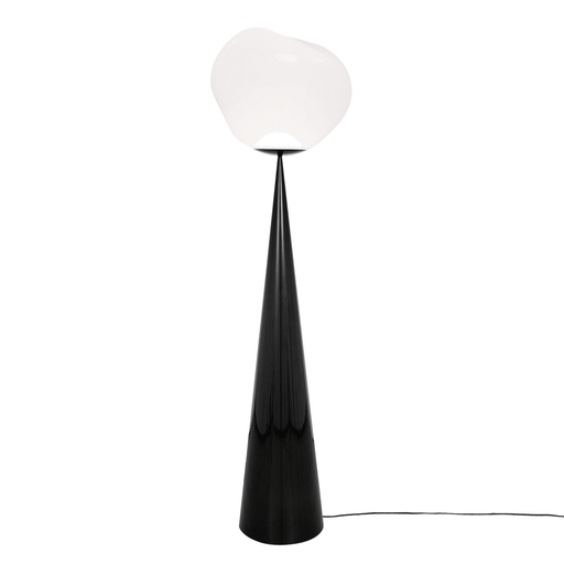 Melt Cone Fat Floor Lamp Floor Lamps Tom Dixon Black/Opal 