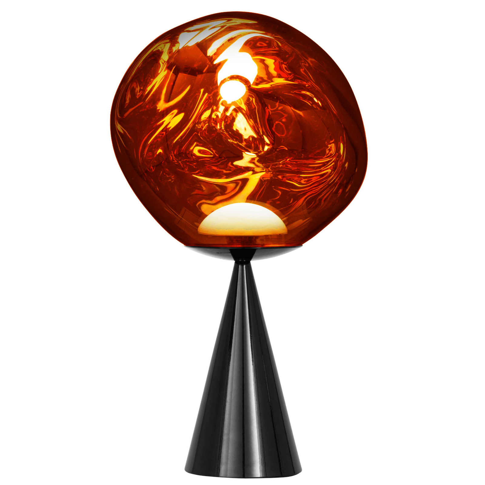 Melt Cone Fat Table Lamp Table Lamps Tom Dixon Black/Copper 