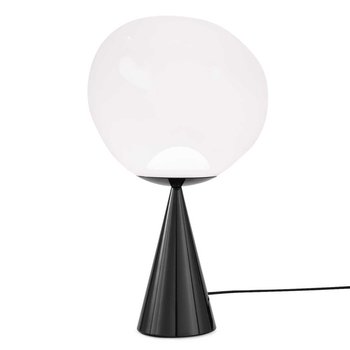 Melt Cone Fat Table Lamp Table Lamps Tom Dixon Black/Opal 