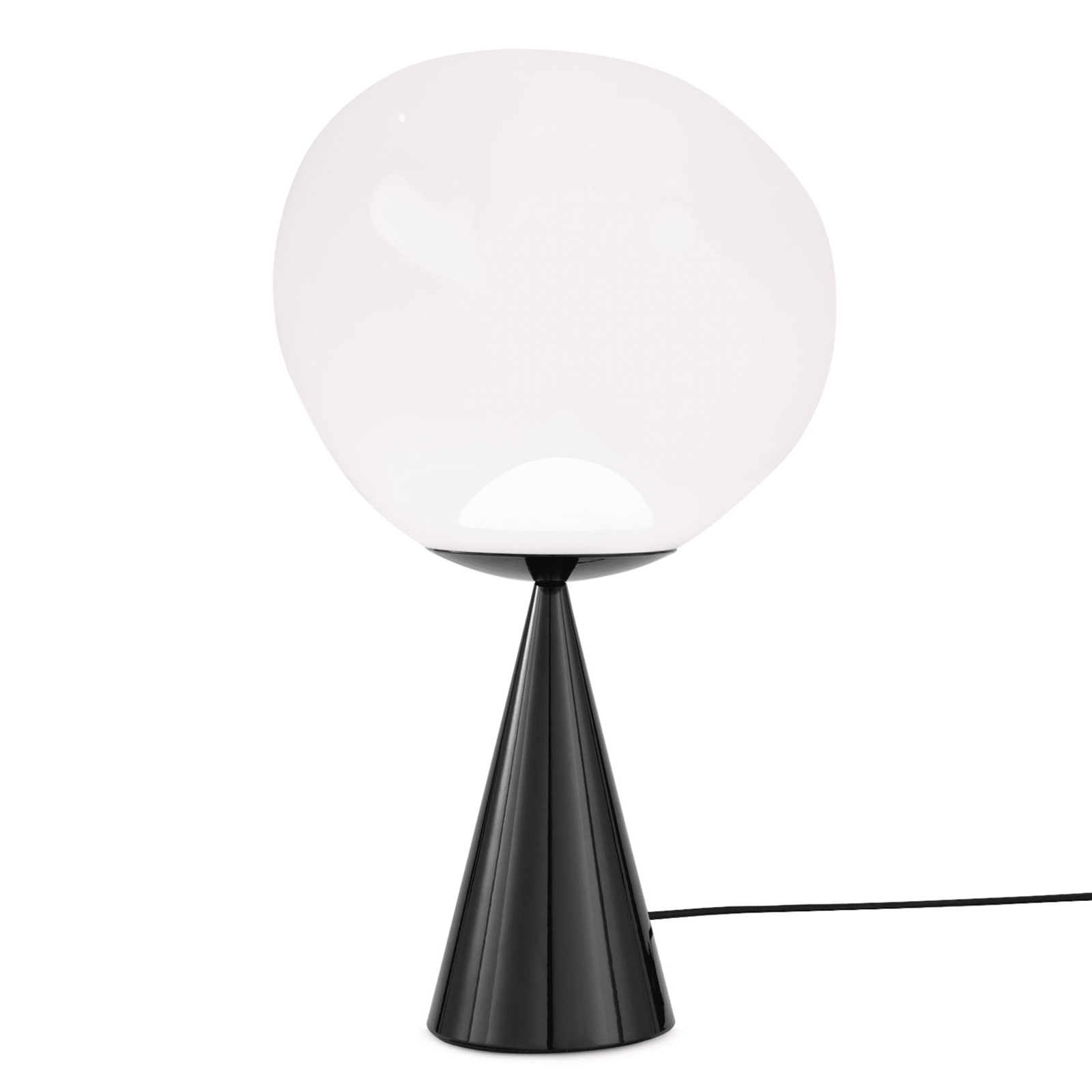 Melt Cone Fat Table Lamp Table Lamps Tom Dixon Black/Opal 