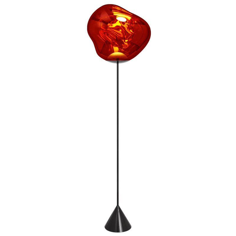 Melt Cone Slim Floor Lamp Floor Lamps Tom Dixon Copper 