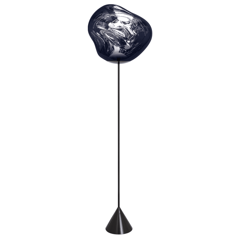 Melt Cone Slim Floor Lamp Floor Lamps Tom Dixon Smoke 
