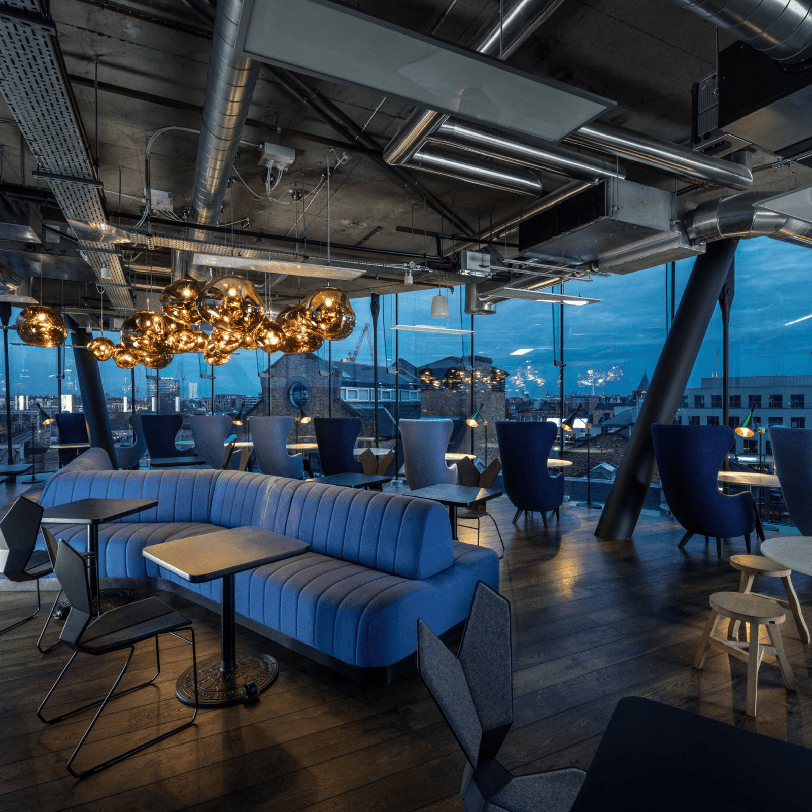 Melt LED Large Chandelier suspension lamps Tom Dixon 