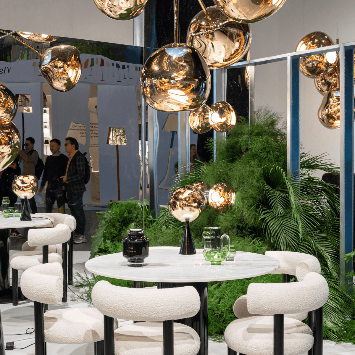 Melt LED Large Chandelier suspension lamps Tom Dixon 