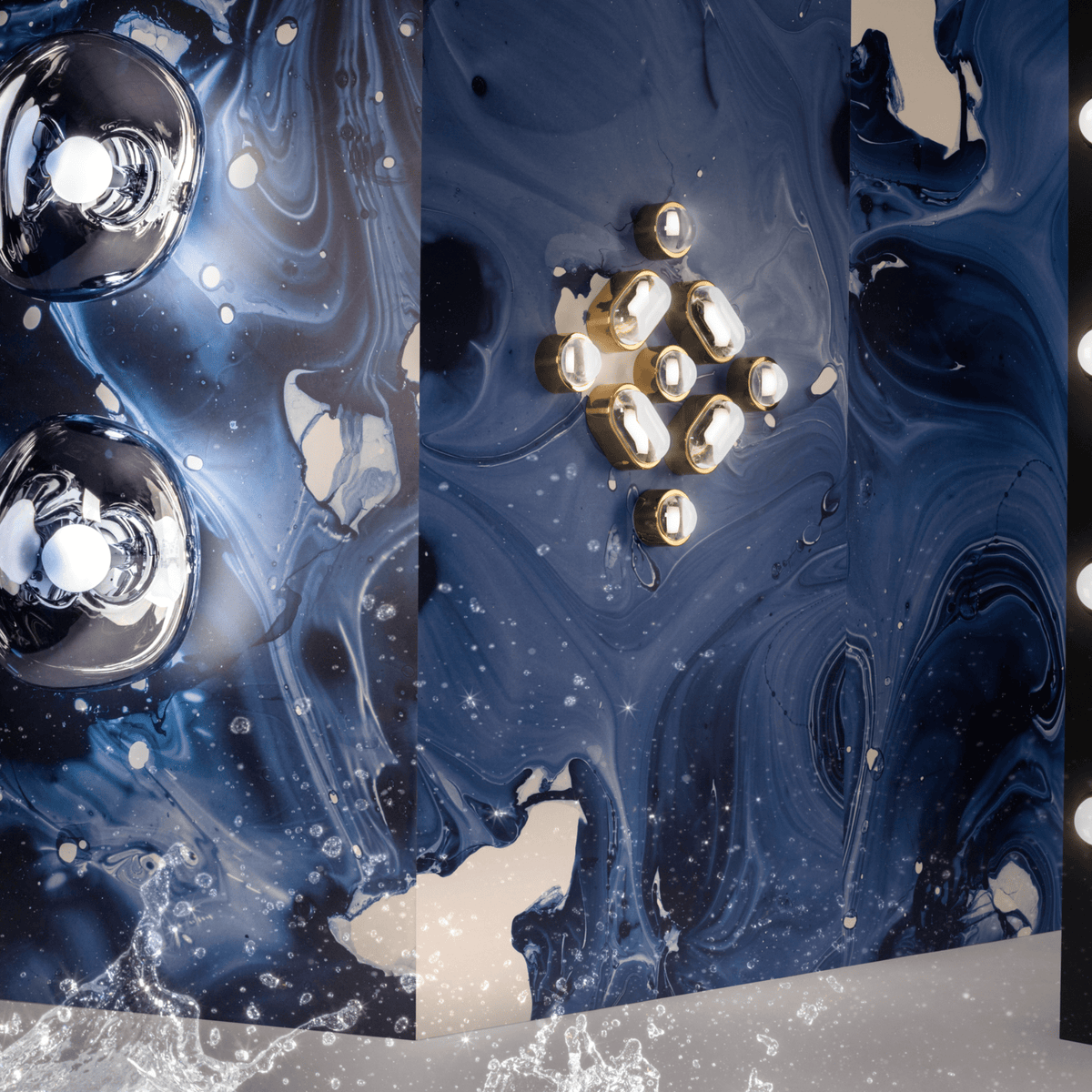 Melt LED Surface Wall Light Wall Lights Tom Dixon 