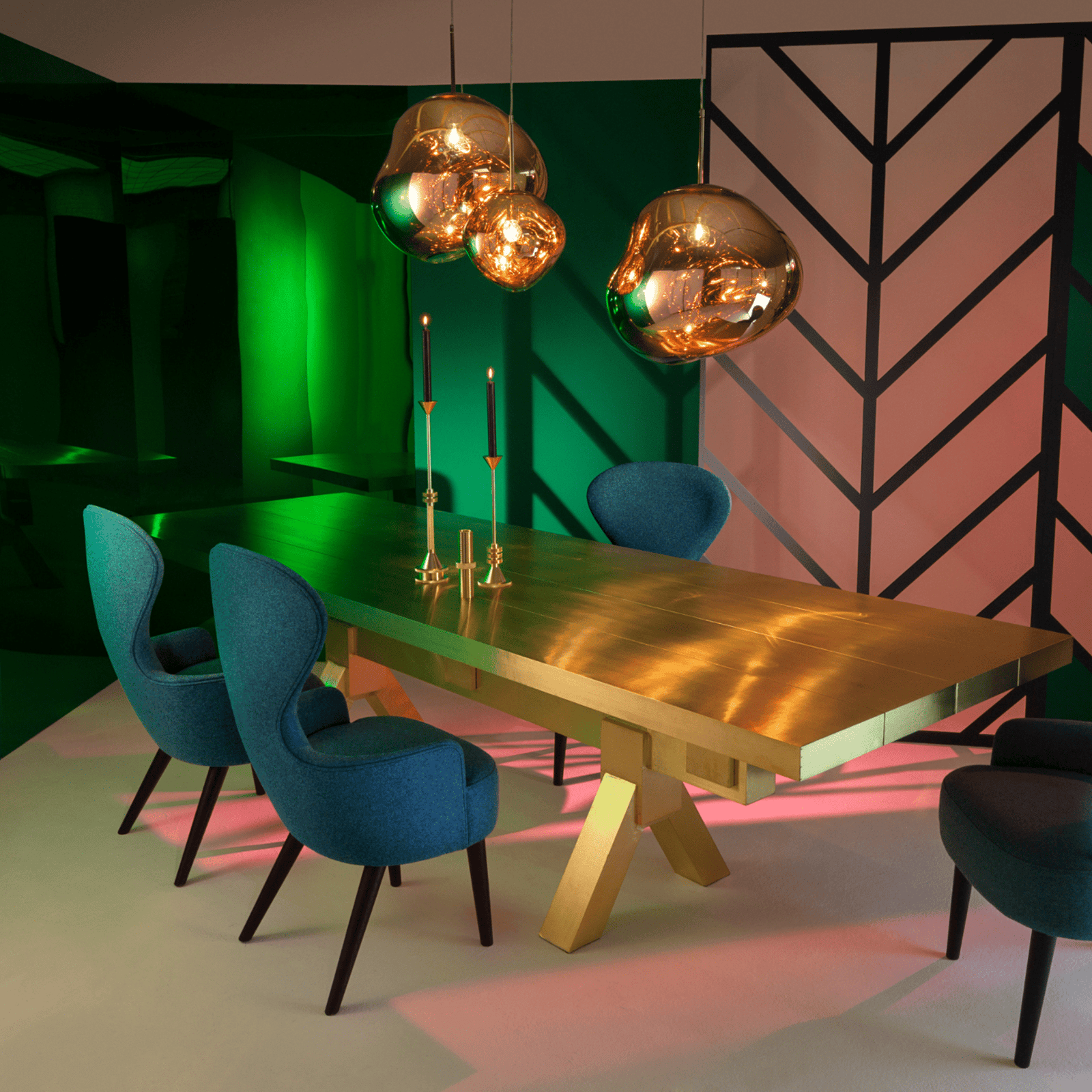 Melt Mini LED Pendant Light suspension lamps Tom Dixon 