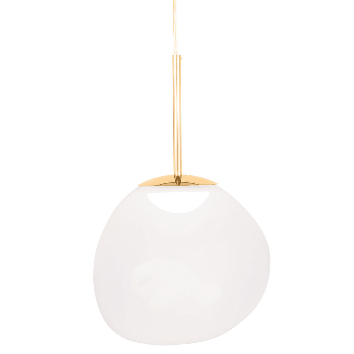 Melt Mini LED Pendant Light suspension lamps Tom Dixon Opal/Gold 