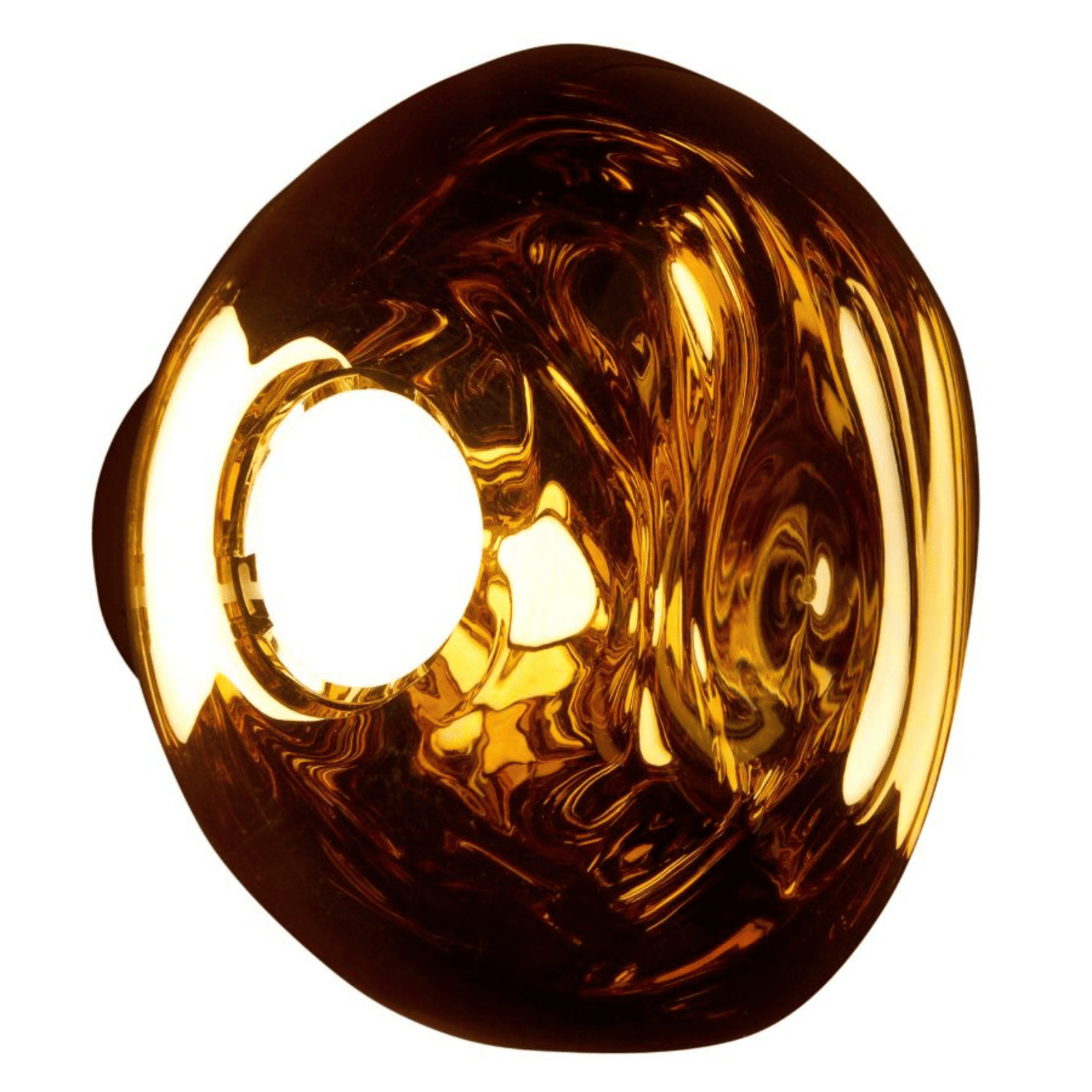 Melt Mini LED Surface Wall Light Wall Lights Tom Dixon Gold 
