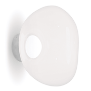 Melt Mini LED Surface Wall Light Wall Lights Tom Dixon Opal/Silver 