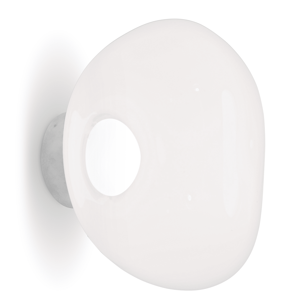 Melt Mini LED Surface Wall Light Wall Lights Tom Dixon Opal/Silver 