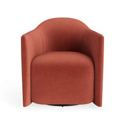 About Face Swivel Lounge Chair lounge chair BluDot Tomato Velvet 