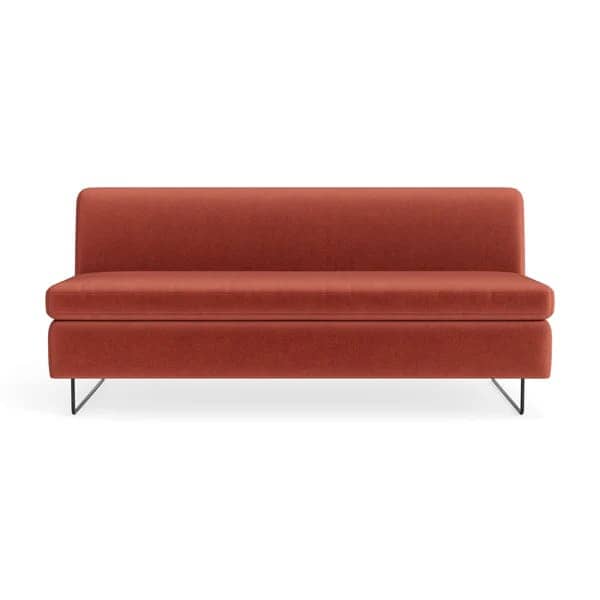 Clyde Sofa Sofa BluDot Tomato Velvet 