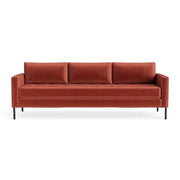 Paramount 95" Sofa Sofa BluDot Tomato Velvet Metal 