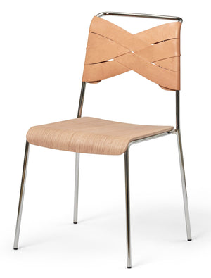 Torso Chair Chair Design House Stockholm Oak/Cognac Chrome 